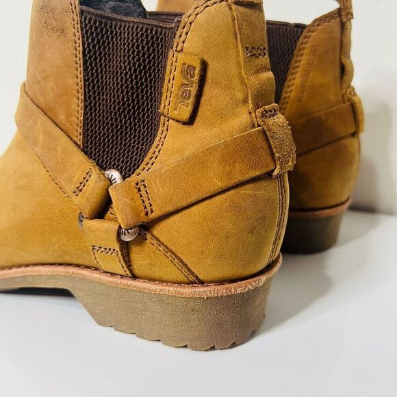 Teva Brown Ankle Boots LEather NEW Sz 7.5 - Picture 4 of 8